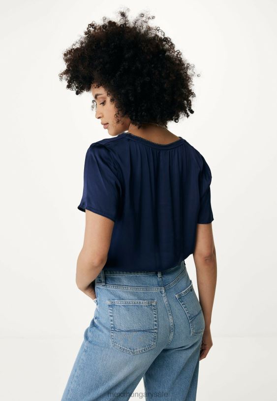 XV8H6100 nők Mexx sophia top haditengerészet kék