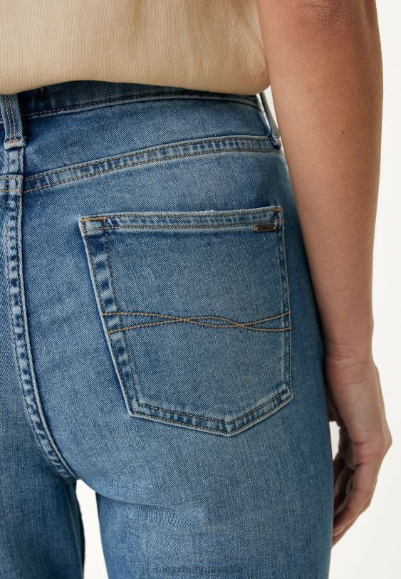 XV8H6104 nők Mexx evy magas derekú farmernadrág kék