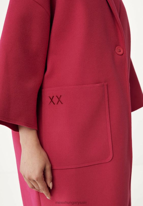XV8H6113 nők Mexx túlméretezett kabát rózsaszín