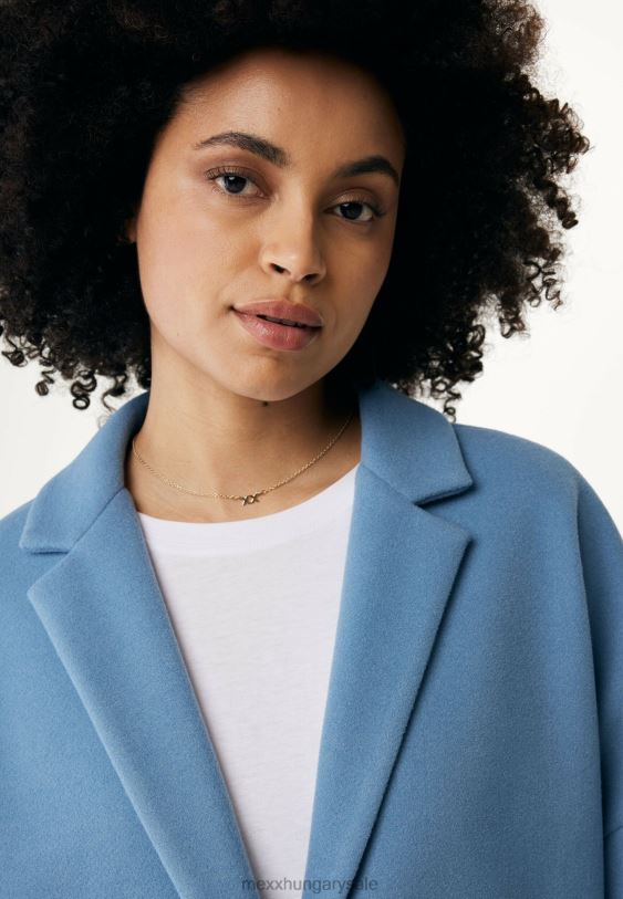 XV8H6114 nők Mexx túlméretezett kabát baba kék