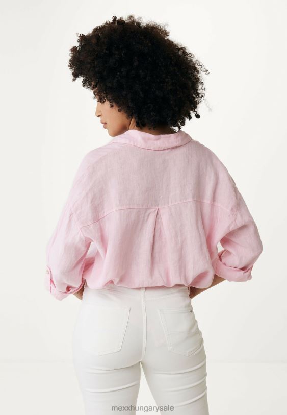 XV8H6116 nők Mexx gomb át blúz rózsaszín