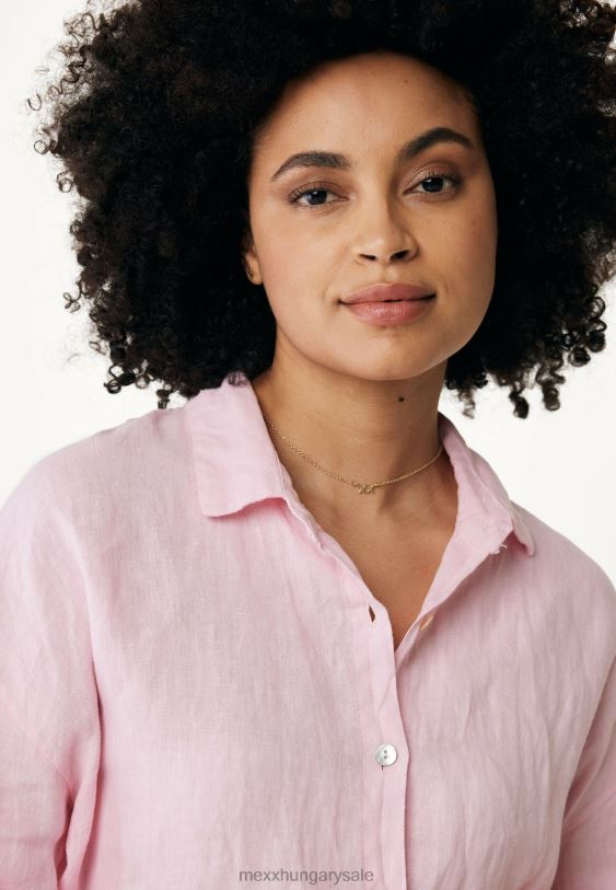 XV8H6116 nők Mexx gomb át blúz rózsaszín