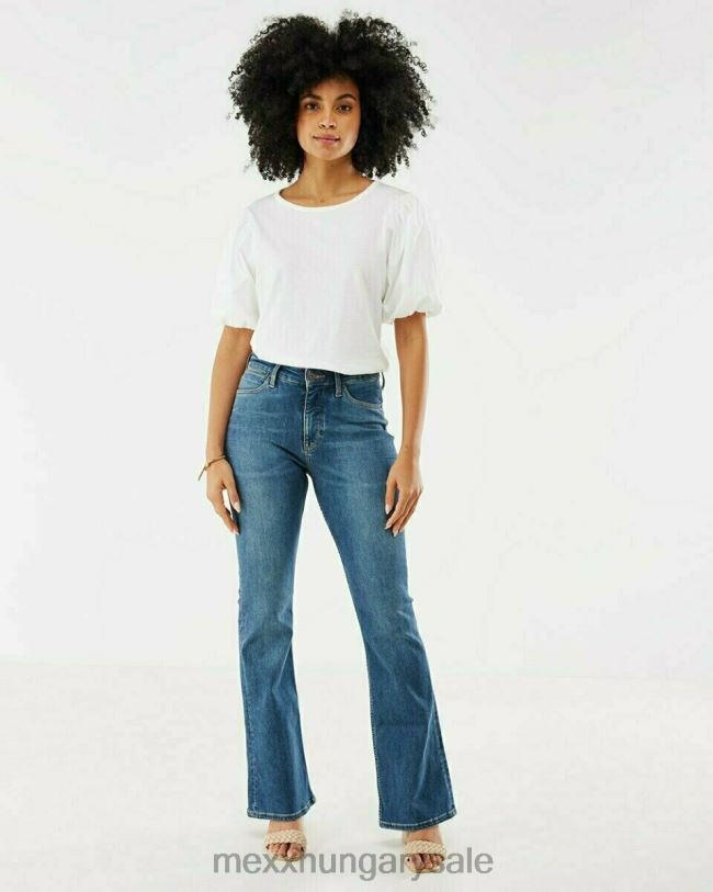 XV8H6120 nők Mexx puff ujjú felső fehér