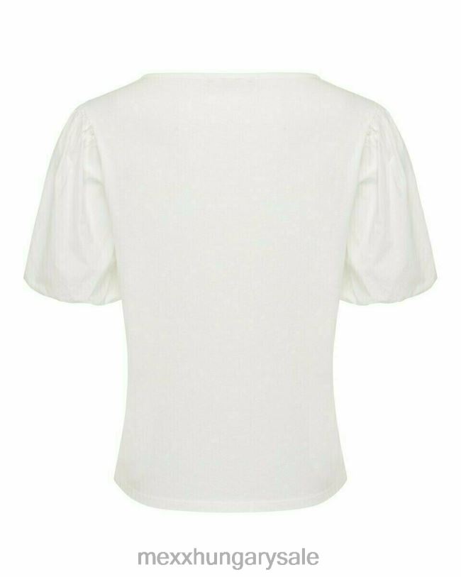 XV8H6120 nők Mexx puff ujjú felső fehér