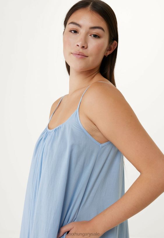 XV8H6126 nők Mexx maxi ruha baba kék