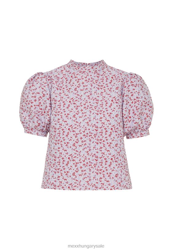 XV8H613 nők Mexx jacquard felső rózsaszín sokszínű