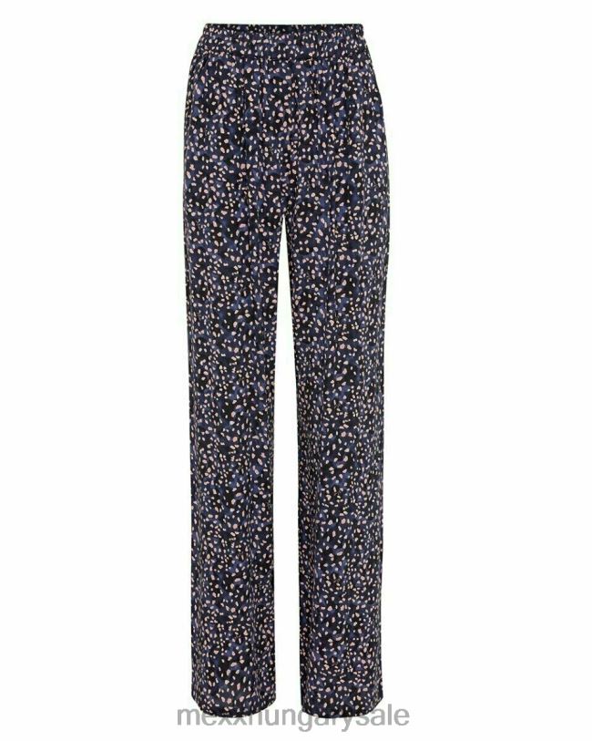 XV8H6133 nők Mexx nyomott nadrág sötétkék kék