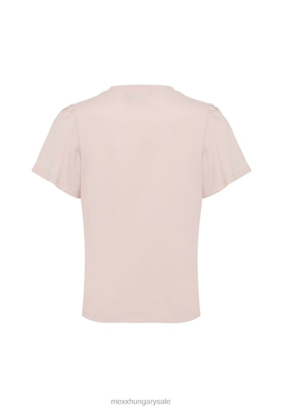 XV8H6147 nők Mexx póló lebegő ujjú régi rózsaszín