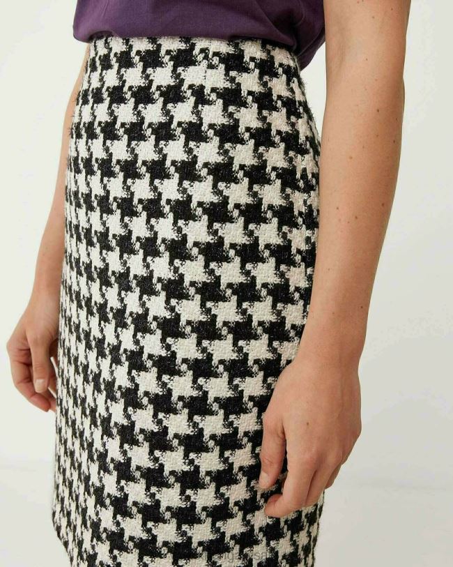 XV8H6148 nők Mexx boucle szoknya fekete schwarz