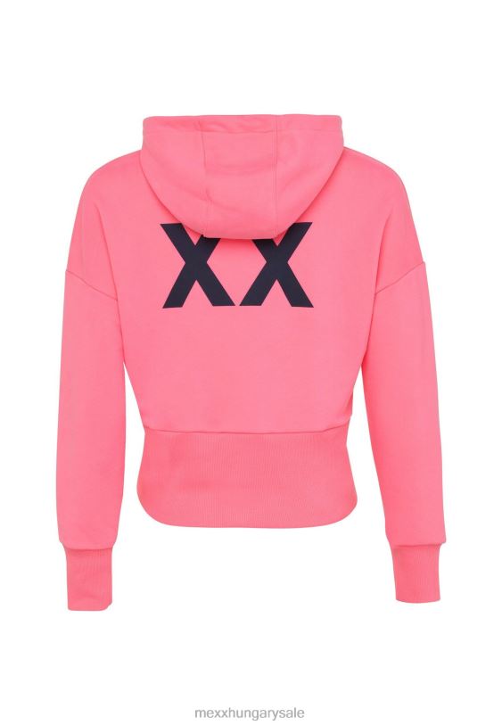 XV8H6151 nők Mexx kapucnis pulóver neon rózsaszín