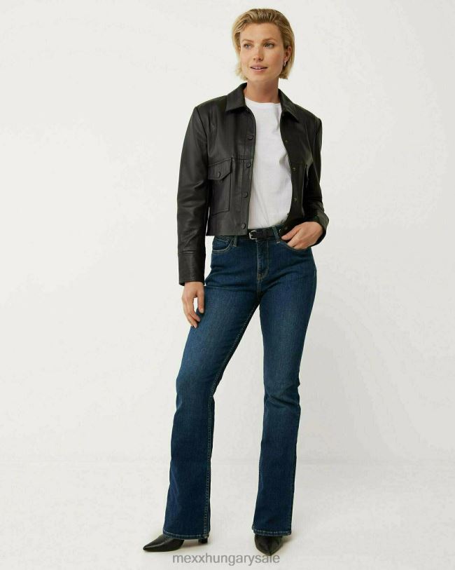 XV8H6155 nők Mexx evy magas derekú farmer sötét kék