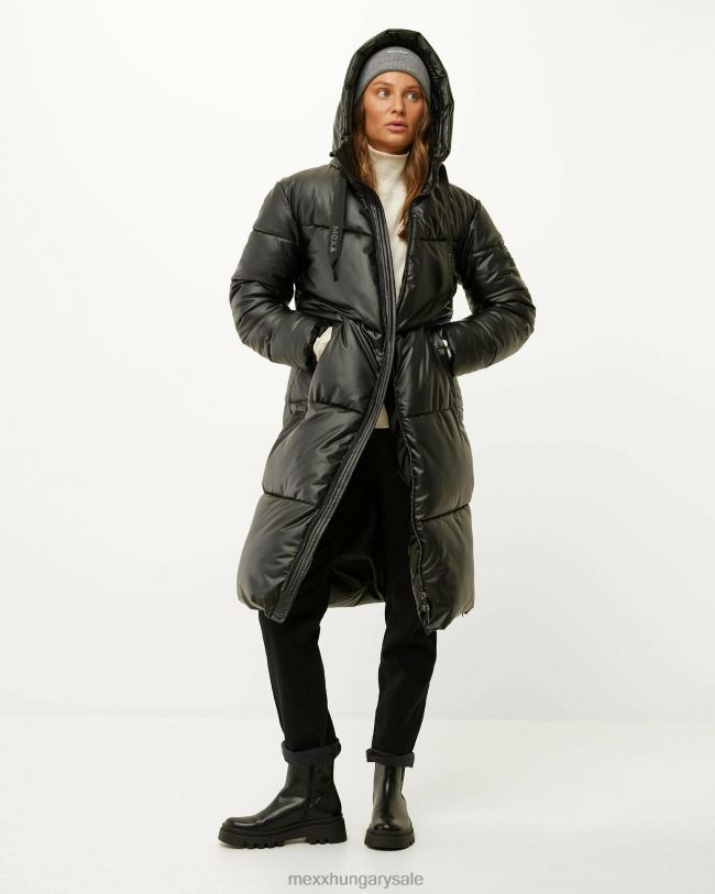 XV8H6157 nők Mexx pufi kabát fekete schwarz