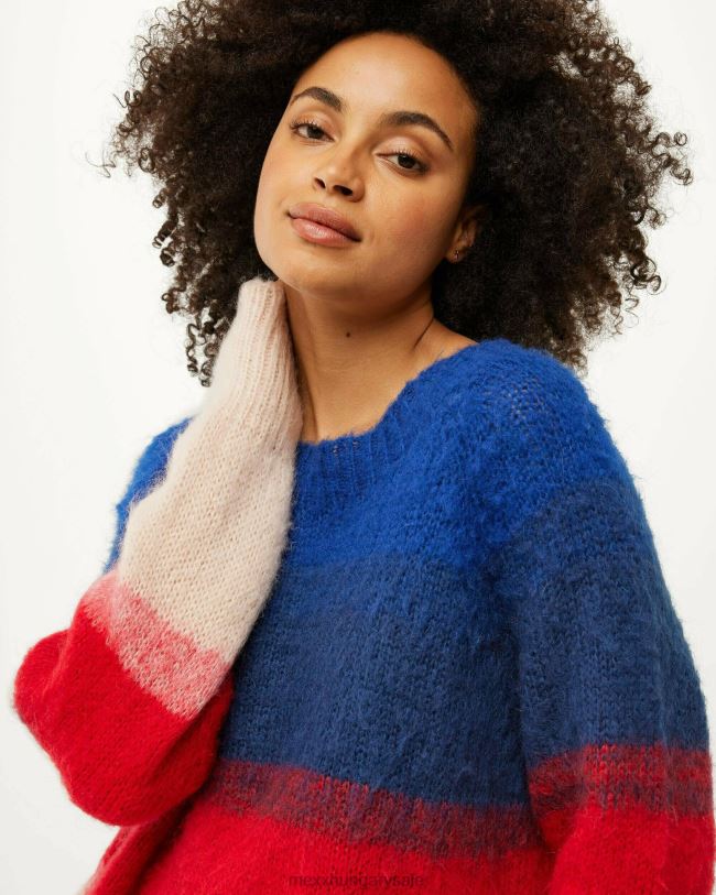 XV8H6159 nők Mexx kötött pulóver sötét kék