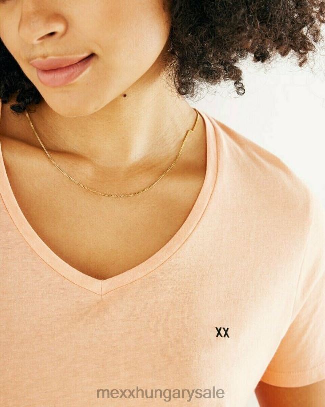 XV8H6166 nők Mexx femmie póló korall narancs