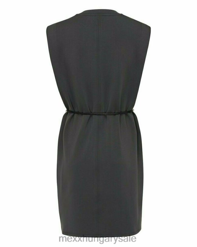 XV8H6168 nők Mexx jersey rib ruha sötét szürke