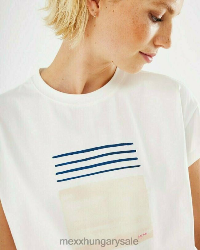 XV8H6172 nők Mexx póló le fehér