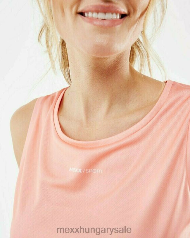 XV8H6178 nők Mexx ujjatlan felső korall narancs