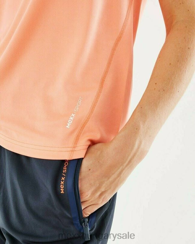 XV8H6179 nők Mexx rövid ujjú póló korall narancs