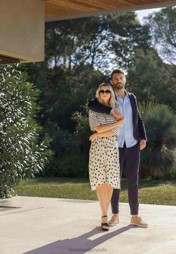 XV8H618 nők Mexx rakott szoknya bézs