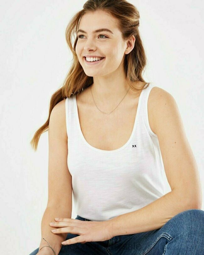 XV8H6180 nők Mexx roos tanktop fehér