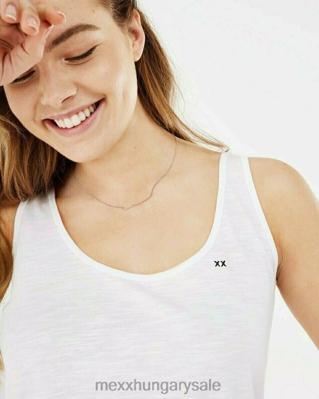 XV8H6180 nők Mexx roos tanktop fehér