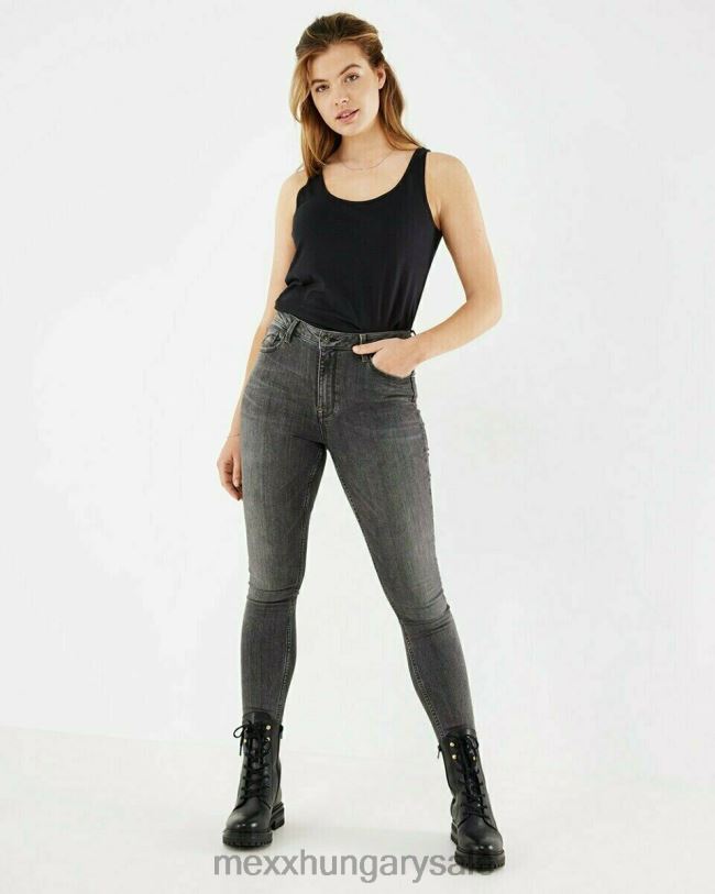 XV8H6182 nők Mexx roos tanktop fekete schwarz