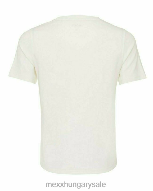 XV8H6184 nők Mexx rövid ujjú törtfehér póló fehér