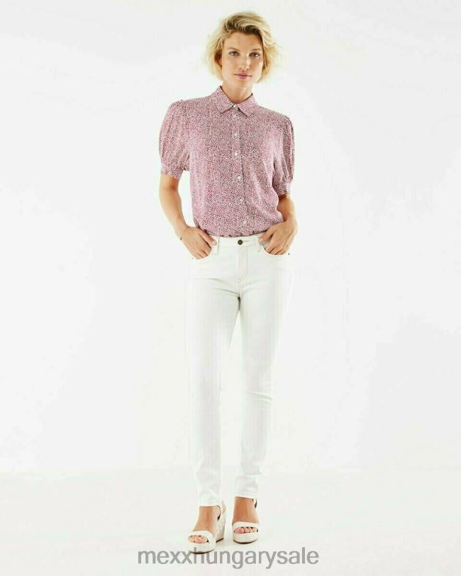 XV8H6185 nők Mexx rövid ujjú blúz fukszia rózsaszín