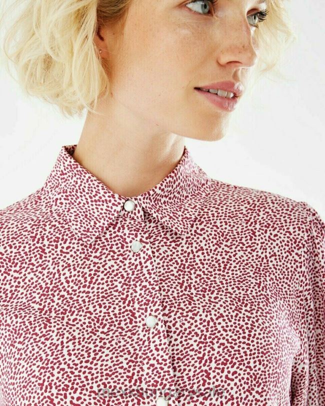 XV8H6185 nők Mexx rövid ujjú blúz fukszia rózsaszín