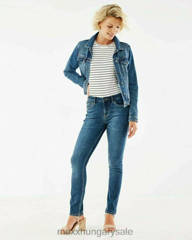 XV8H6188 nők Mexx csíkos felső kék fehér