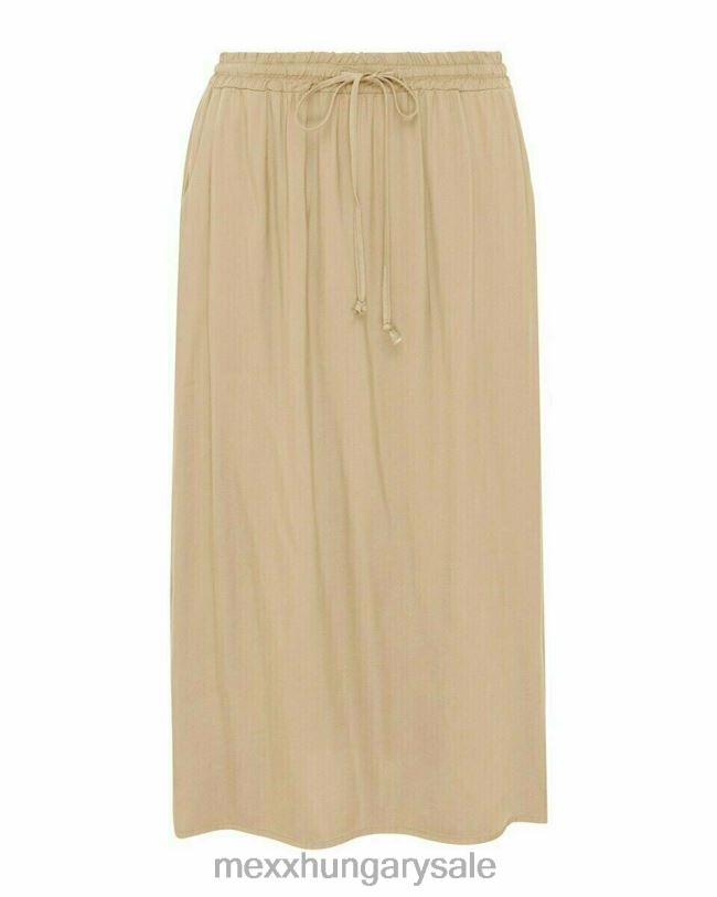 XV8H6191 nők Mexx midi szoknya bézs
