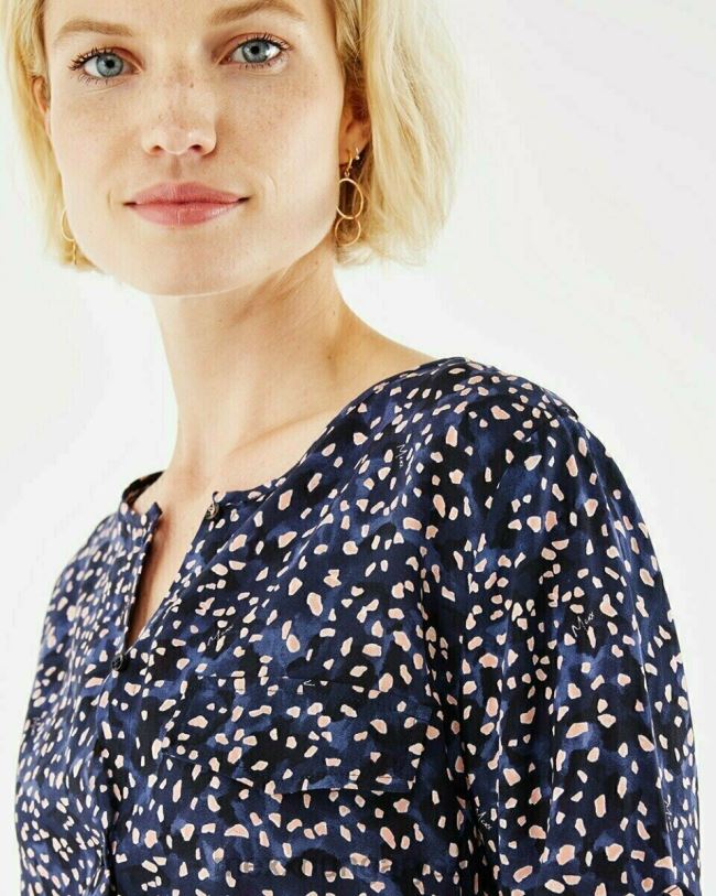 XV8H6192 nők Mexx midi ruha sötétkék kék