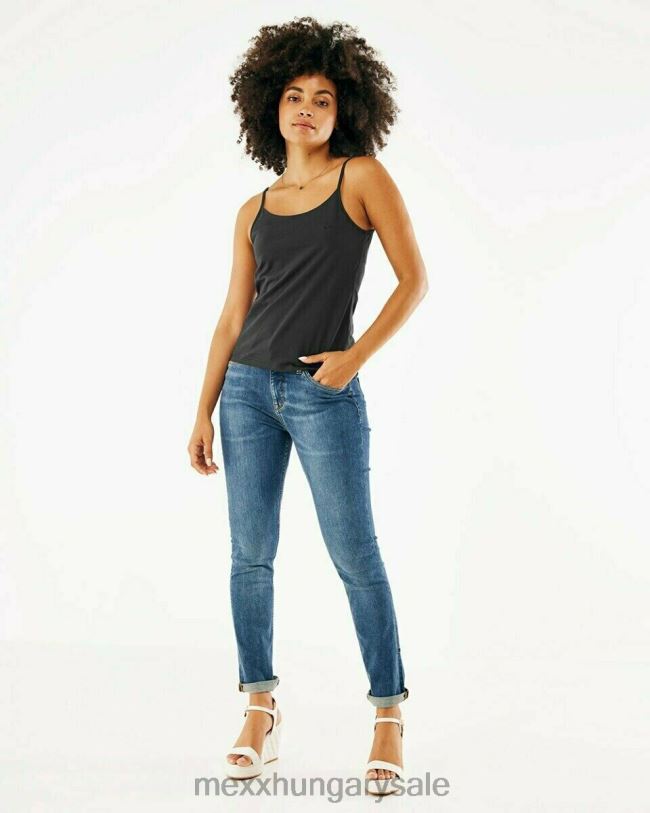 XV8H6193 nők Mexx chantal felső fekete schwarz