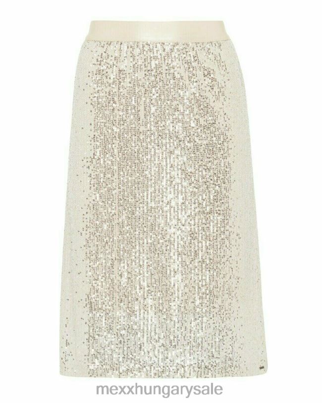 XV8H6195 nők Mexx flitteres szoknya Arany