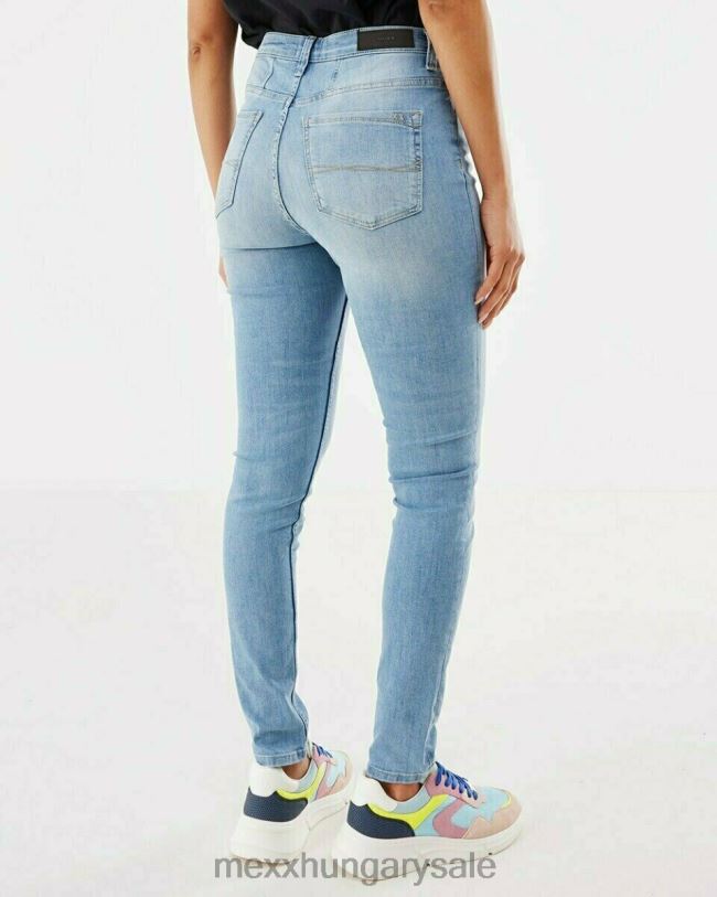 XV8H6196 nők Mexx andrea magas derekú farmernadrág kék