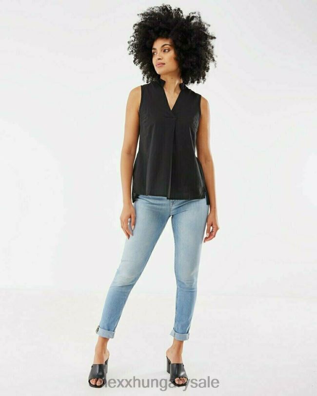 XV8H6196 nők Mexx andrea magas derekú farmernadrág kék