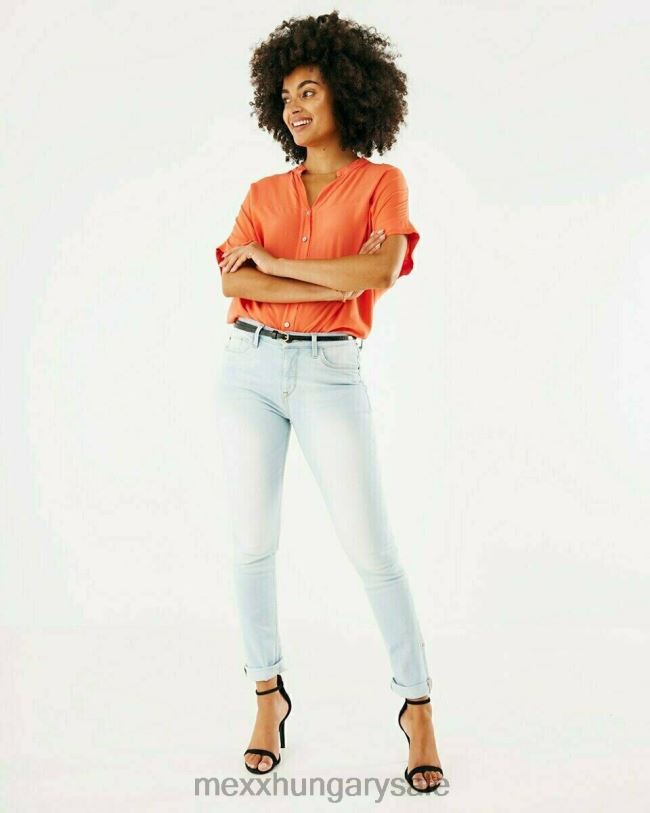 XV8H6197 nők Mexx jenna mid waist farmer sky kék