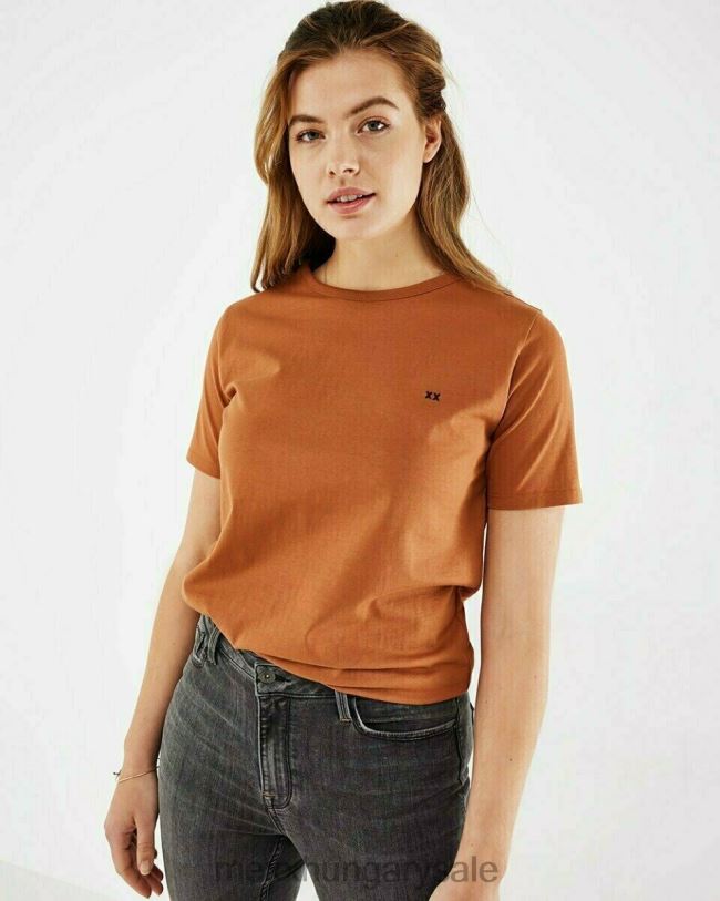 XV8H6198 nők Mexx sara póló égett narancs