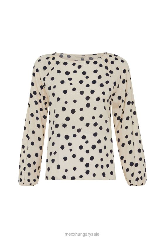 XV8H620 nők Mexx blúz nyomtatás bézs