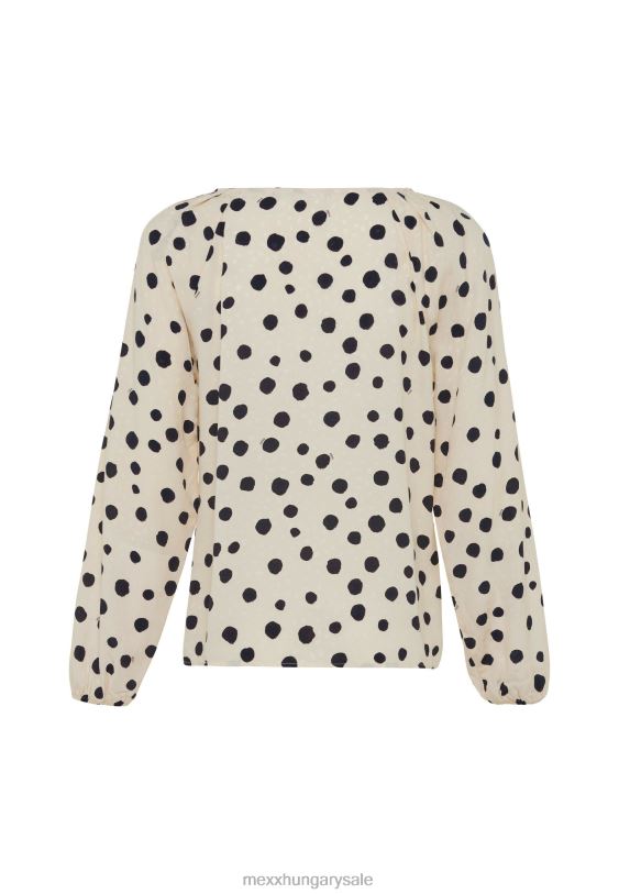 XV8H620 nők Mexx blúz nyomtatás bézs