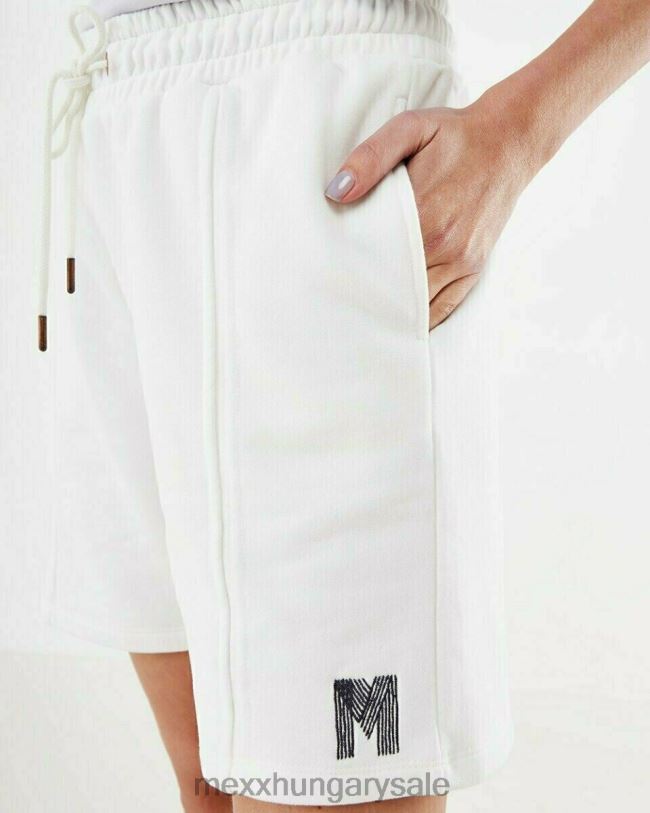 XV8H6207 nők Mexx izzadság rövid törtfehér fehér