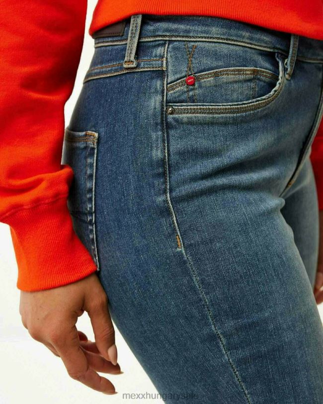 XV8H6215 nők Mexx jenna derékközép/vékony lábú farmer klasszikus kék