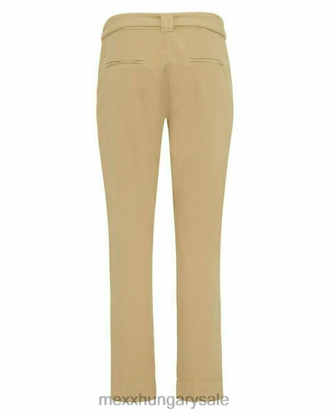 XV8H6217 nők Mexx nadrág bézs övvel Arany