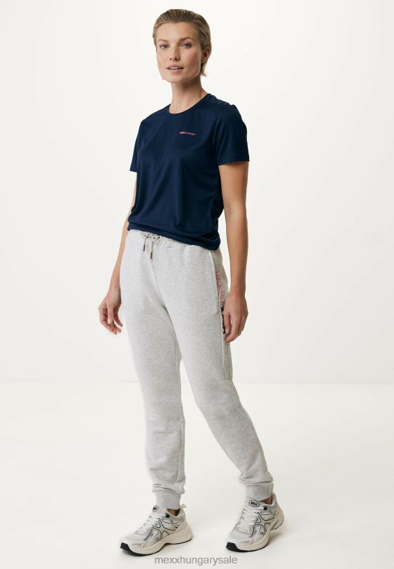 XV8H6223 nők Mexx rövid ujjú sport póló sötétkék kék