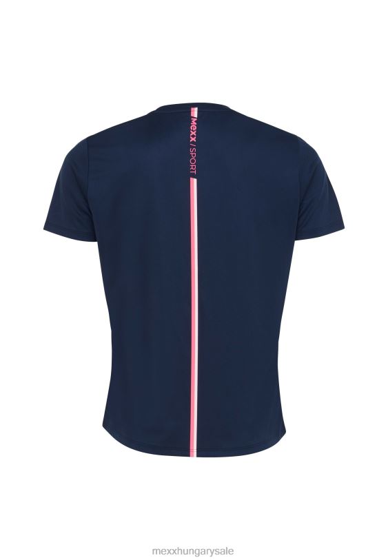 XV8H6223 nők Mexx rövid ujjú sport póló sötétkék kék