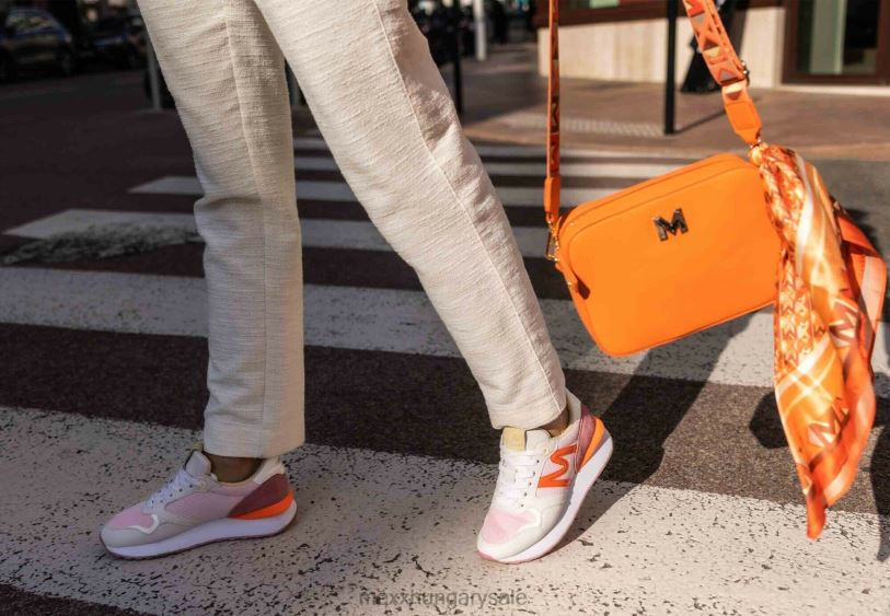 XV8H6231 nők Mexx tornacipő juju fehér/rózsaszín narancs