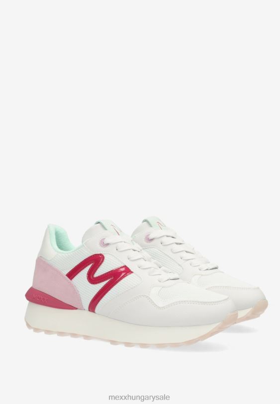 XV8H6235 nők Mexx tornacipő juju fehér rózsaszín