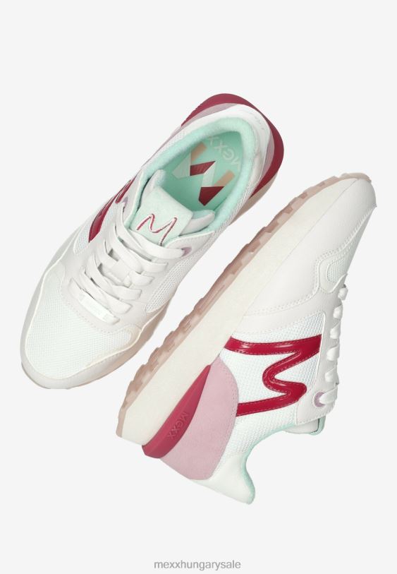 XV8H6235 nők Mexx tornacipő juju fehér rózsaszín