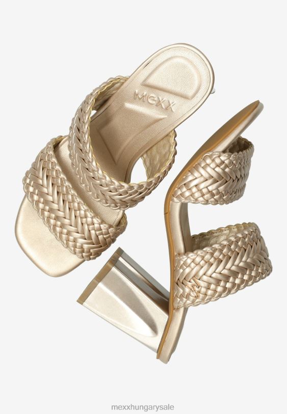 XV8H6236 nők Mexx sarkú szandál lilah Arany