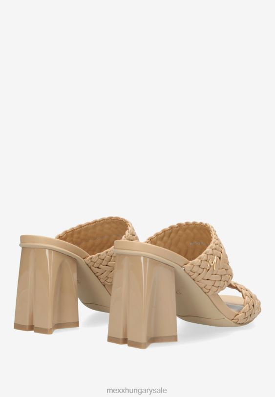 XV8H6239 nők Mexx sarkú szandál lilah teve bézs